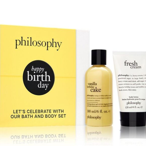Philosophy Happy Birthday Vanilla Birthday Cake Bath & Body Set - Picture 2 of 7